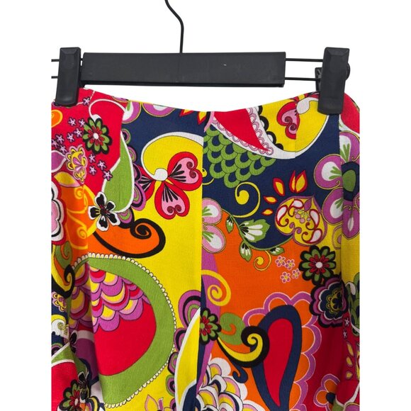 ZARA Colorful Small Floral Patterned Shorts - Picture 3 of 12